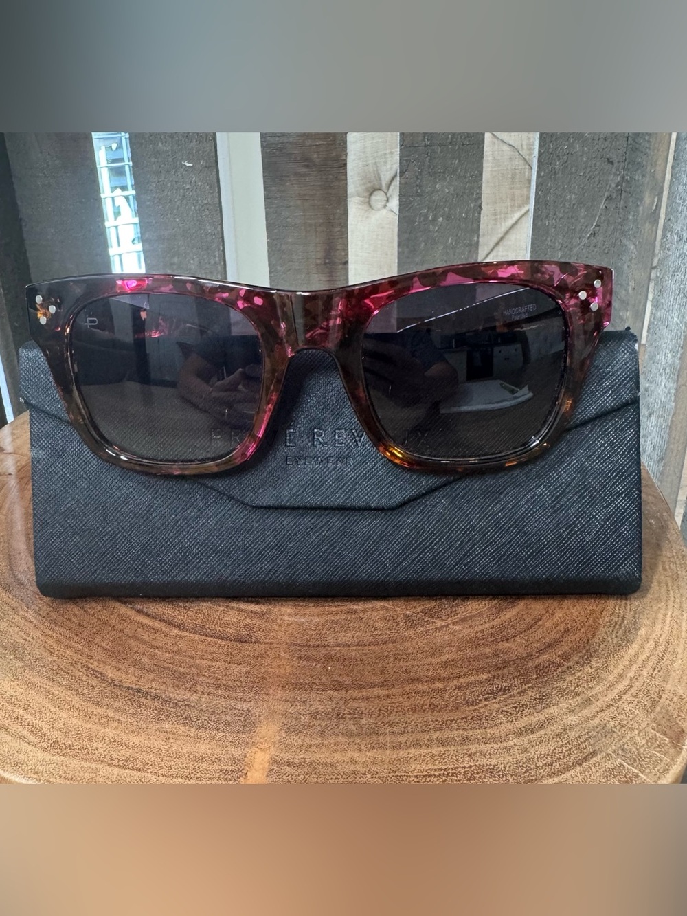 Prove Revaux The Classic Pink Tortoiseshell Oversized Sunglasses
